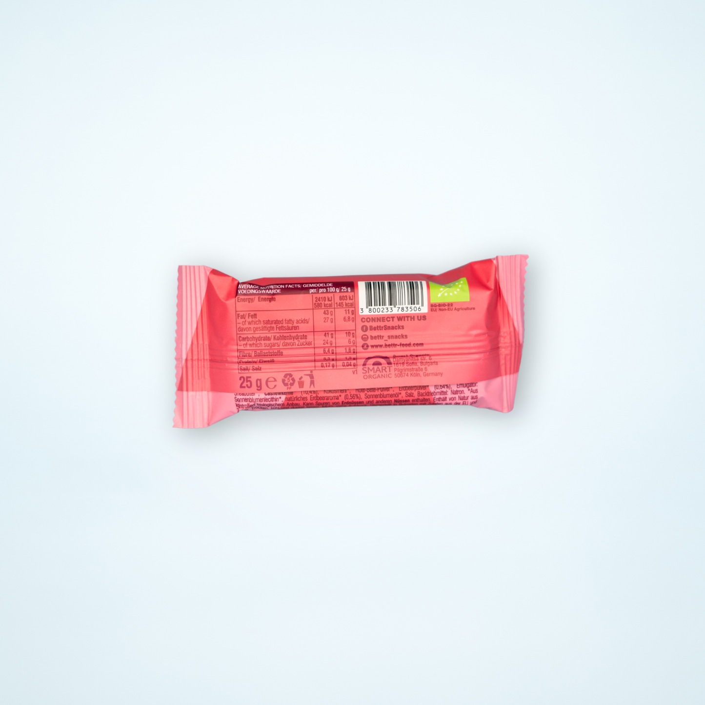 Erdbeer-Creme Waffel 25g