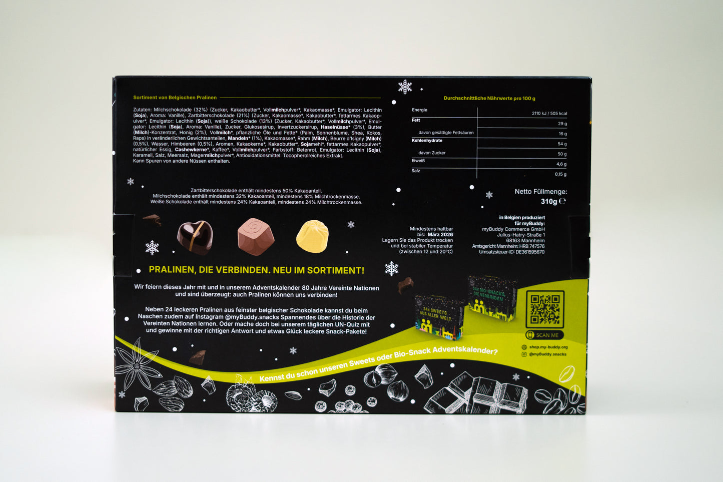 Pralinen Adventskalender