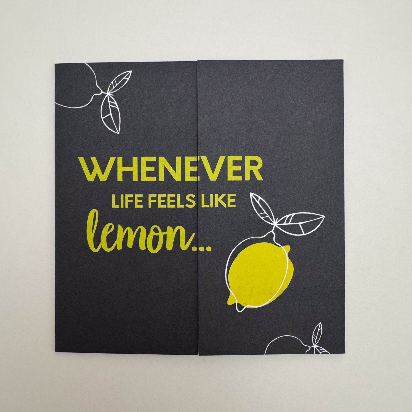 20 x Freundschaftskarten LEMON