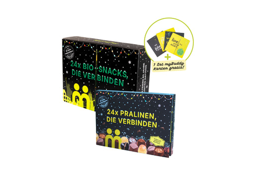 2er Pralinen x BIO-Snacks Adventskalender MIX-Bundle